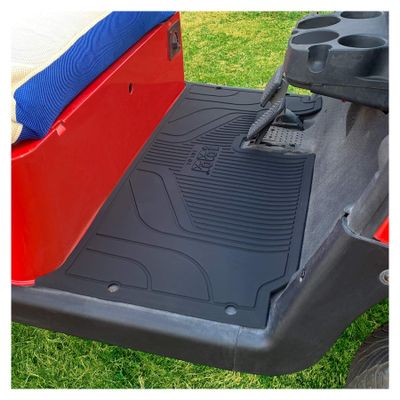 10L0L Golf Cart Floor Mat for EZGO RXV 2008-2022 & 2Five 2009 UP Models, High Density Silica Gel Mat,Not Deformed Non-Slip Durable Floor Liner Mat