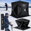 Happybuy 2-3 Person Ice Fishing Shelter, Pop-Up Portable Insulated Ice Fishing Tent, Waterproof Oxford Fabric view 1