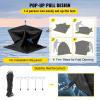 Happybuy 2-3 Person Ice Fishing Shelter, Pop-Up Portable Insulated Ice Fishing Tent, Waterproof Oxford Fabric view 4