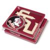 YouTheFan NCAA Florida State Seminoles 3D Logo Series Coasters 4" x 4" view 1