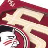 YouTheFan NCAA Florida State Seminoles 3D Logo Series Coasters 4" x 4" view 3
