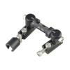ZSHJGJR Archery Bow Stabilizer Double Side V Bar Mount Quick Disconnect Bow Stabilizer for Compound Bow Recurve Bow (Black) view 2