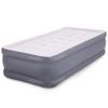 ALPHA CAMP Air Mattress with Built in Pump, Double High Inflatable Airbed Blow Up Mattress with Flocked Top, 18inch Twin Size for Camping Travel Guests Home, Storage Bag & Repair Patch Kit Included view 2