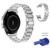 Gear S3 Frontier SM-R765T Watchband,Quick Release Only fit 22mm Durable 46mm Stainless Steel Strap Watchband Disassembly Tool Compatible with Samsung Gear S3 Frontier SM-R765T T-Mobile view 1