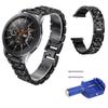 Gear S3 Frontier SM-R765A Watchband,Unique Design Easy to use Durable 46mm Stainless Steel Strap Watchband Disassembly Tool Compatible with Samsung Gear S3 Frontier SM-R765A AT&T