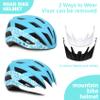 Bilaki Bike Helmet for Adults Women Men Youth Kids, Lightweight Mountain Road Bicycle Cycling Helmets with Adjustable Dial & Removable Visor view 4