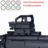 Aimsniper Red/Green Dot Sight (4 Reticles) Reflex Optics Gun Sight with ON & Off Switch for 20mm Mount Rail view 2