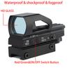 Aimsniper Red/Green Dot Sight (4 Reticles) Reflex Optics Gun Sight with ON & Off Switch for 20mm Mount Rail view 4