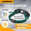 Legend 550 Paracord Bow Wrist Sling - Compound Bow Stabilizer & Hand Loop Carrier Archery Accessories - Adjustable Wrist Strap with Durable Leather Yoke, Strong Metal Grommets - Army Green - Green view 3