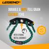Legend 550 Paracord Bow Wrist Sling - Compound Bow Stabilizer & Hand Loop Carrier Archery Accessories - Adjustable Wrist Strap with Durable Leather Yoke, Strong Metal Grommets - Army Green - Green view 4