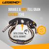 Legend 550 Paracord Bow Wrist Sling - Compound Bow Stabilizer & Hand Loop Carrier Archery Accessories - Adjustable Wrist Strap with Durable Leather Yoke, Strong Metal Grommets - Beige - Black view 4