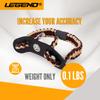 Legend 550 Paracord Bow Wrist Sling - Compound Bow Stabilizer & Hand Loop Carrier Archery Accessories - Adjustable Wrist Strap with Durable Leather Yoke, Strong Metal Grommets - Beige - Brown view 2