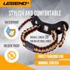 Legend 550 Paracord Bow Wrist Sling - Compound Bow Stabilizer & Hand Loop Carrier Archery Accessories - Adjustable Wrist Strap with Durable Leather Yoke, Strong Metal Grommets - Beige - Brown view 3