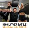 Strongman Sandbag for Working Out [Bells of Steel] Fitness Sand Bag Sacks, Commercial and Home Gym Sand Bags for Weight Training with Handles for Workout - 200 lb view 2