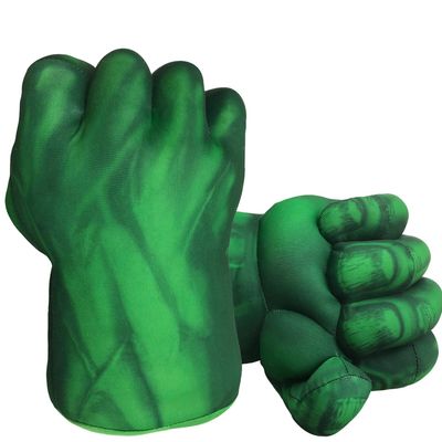 NuGeriAZ Superhero Gloves for Kids Superhero Hands Toy Soft Plush Hero Fists Cosplay for Boy Christmas Halloween Birthday Gift(Green C)