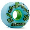 Seismic Crybaby 84a Longboard Wheels - Opaque Blue Elixer - 62mm view 1
