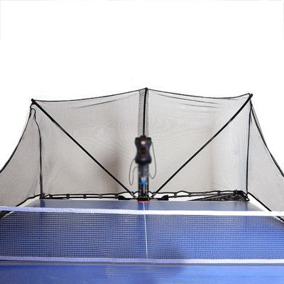 ASDQWER Table Tennis Robot with Catch Net Automatic Ping Pong Robot Machine for TrainingTable Tennis Robot Machine Tabletop Ping Pong Robot Machine for Training