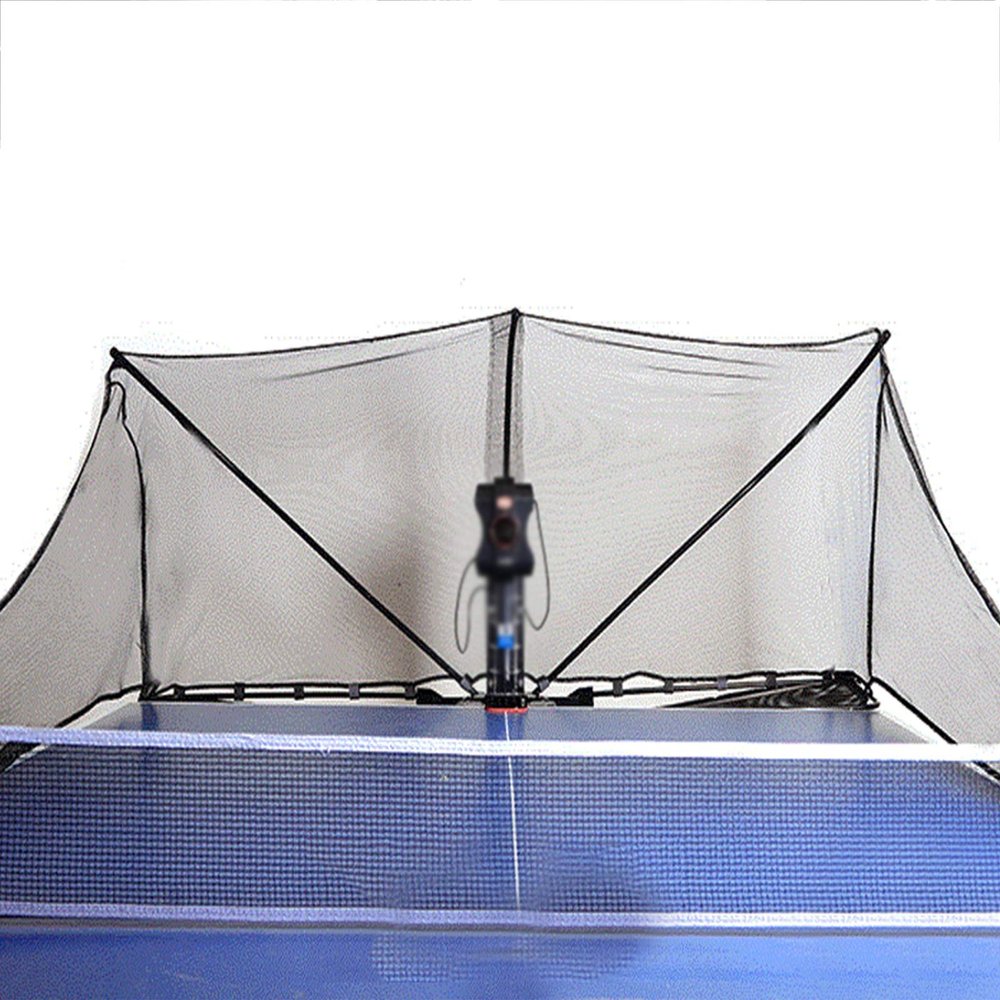 ASDQWER Table Tennis Robot with Catch Net Automatic Ping Pong Robot Machine for TrainingTable Tennis Robot Machine Tabletop Ping Pong Robot Machine for Training