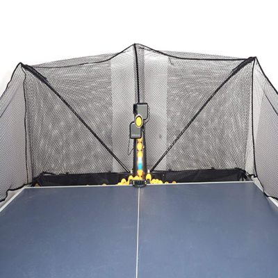ASDQWER Table Tennis Robot Machine, Automatic Ping Pong Ball Training Machine with Catch Net,Fun Ball Machine/Launcher/Thrower/Shooter for Your Ping Pong Table
