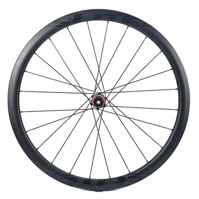 700C Tubeless Compatible Clincher Road Disc Carbon Wheels 38mm Depth 28mm Width Carbon Fiber Wheelset Ceramic Bearing Center Lock Hub SLT 