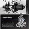 700C Tubeless Compatible Clincher Road Disc Carbon Wheels 38mm Depth 28mm Width Carbon Fiber Wheelset Ceramic Bearing Center Lock Hub SLT  view 2
