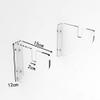 WANLIAN Skateboard Wall Mount Display Rack Skateboard Wall Rack Display Rack Hanger Rack Skateboard Wall Mount Bracket Deck Rack (Transparent 2 Pairs) view 2