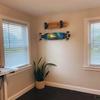 WANLIAN Skateboard Wall Mount Display Rack Skateboard Wall Rack Display Rack Hanger Rack Skateboard Wall Mount Bracket Deck Rack (Transparent 2 Pairs) view 4