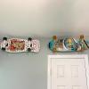 WANLIAN Skateboard Wall Mount Display Rack Skateboard Wall Rack Display Rack Hanger Rack Skateboard Wall Mount Bracket Deck Rack (Transparent 1 Pair) view 4