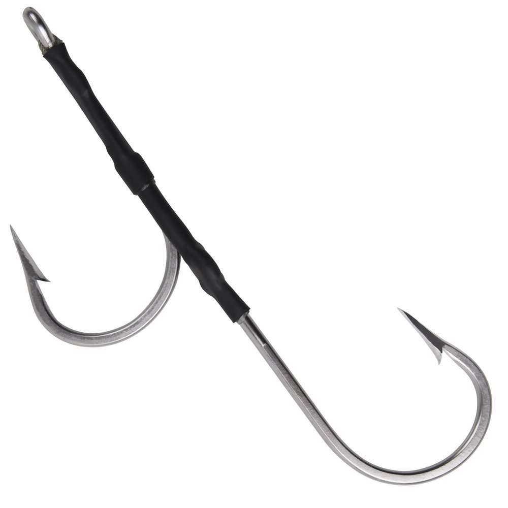 Saltwater Double Hooks Rig for Trolling and Chunking Stainless Steel Big Game Southern Tuna Hooks Forged for Tuna Marlin Wahoo Dorado Fishing