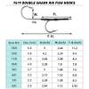 Saltwater Double Hooks Rig for Trolling and Chunking Stainless Steel Big Game Southern Tuna Hooks Forged for Tuna Marlin Wahoo Dorado Fishing view 3