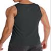 EZRUN Men's Tank Tops Quick Dry Workout Swim Beach Shirts Sleeveless Shirts for Bodybuilding Gym Fitness Training Grey view 3