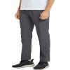 BASUDAM Men's Athletic Pants Thin Lightweight Quick Dry Zipper Pockets Outdoor Sports Pants for Running Jogging Hiking Dark Grey XXL view 2