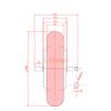 24V36V48V 350W 6.5 Inch Scooter Hub Motor With Hall Sensor 170mm Diameter Brushless Motor Wheel With Solid Tire (24V) view 2