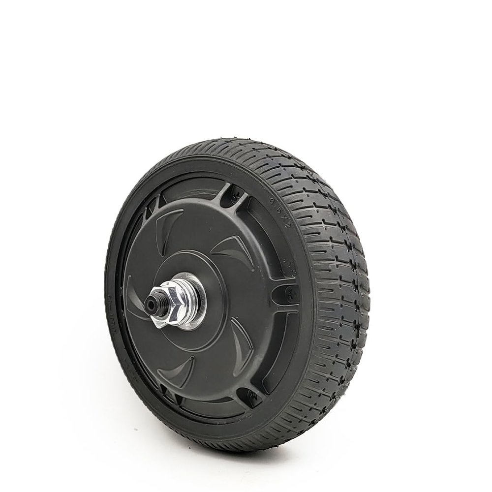24V36V48V 350W 6.5 Inch Scooter Hub Motor with Hall Sensor 170mm Diameter Brushless Motor Wheel with Solid Tire (36V)