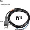 10L0L Golf Cart 36 Volt 2 Prong DC Charger Cord with Plug for Yamaha, EZGO, Club Car, OEM# 14835-G1 1016433-01 1013076 view 3