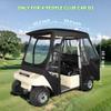 10L0L Golf Cart 4 Passenger Driving Enclosure for Club Car DS 2+2, 4-Sided Clear Window Rain Cover All Weather Waterproof Windproof Snowproof view 2