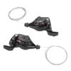 Gear Shifter, 1 Pair Speed Shifter Lever, Shifter Replacement, Front Derailleur Shifter, Handle Gear Shifter for Bike, Aluminum Alloy MTBMountain Derailleur Transmission(3x7) view 1