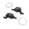 Gear Shifter, 1 Pair Speed Shifter Lever, Shifter Replacement, Front Derailleur Shifter, Handle Gear Shifter for Bike, Aluminum Alloy MTBMountain Derailleur Transmission(3x7) view 4