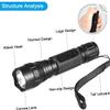 BESTSUN LED Weapon Light, 2000 Lumen Super Bright Tactical Flashlight Matte Black Picatinny Flashlight with Quick Release Offset Mount Waterproof Hunting Light, Pressure Switch Included view 4