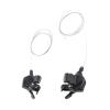 Yosoo Health Gear 1 Pair Triple 3x7/8/9 Speed Shifter Lever, Aluminum Alloy Mountain Derailleur (3 * 9) view 1