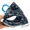 HugRain Toddler Boys Rain Boots Baby Kids Light Up Printed Waterproof Shoes Rubber Garden Puddle Boots Lightweight Adorable Cute Navy Blue Cosmos Easy-On Handles and Insole (Size 10,Navy) view 2