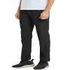 BASUDAM Men's Athletic Pants Thin Lightweight Quick Dry Zipper Pockets Outdoor Sports Pants for Running Jogging Hiking Black M view 2