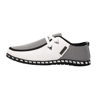 1pair Versatile Driving Shoes for Men Comfortable and Casual Footwear Stylish Loafers for Everyday Use White