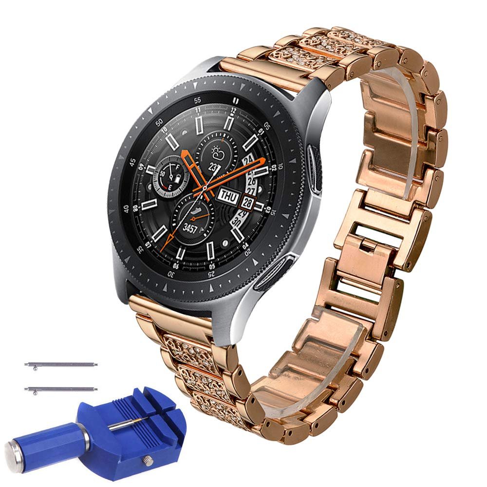 Gear S3 Classic SM-R775A Watchband,Fashionable Only fit 22mm Durable Stainless Steel Strap Watchband Disassembly Tool Compatible with Samsung Gear S3 Classic SM-R775A AT&T