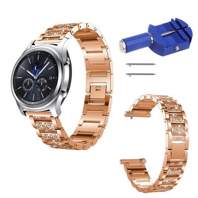 Gear S3 Frontier SM-R765T Watchband,Quick Release Unisex-Adult Durable Stainless Steel Strap Watchband Disassembly Tool Compatible with Samsung Gear S3 Frontier SM-R765T T-Mobile