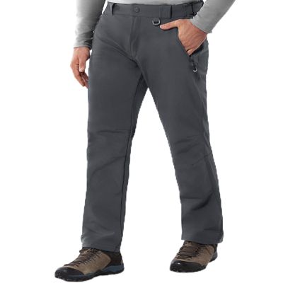 33,000ft Men's Fleece Lined Pants Softshell Ski Snow Pants Waterproof Outdoor Hiking Insulated Winter Pants Cool Grey