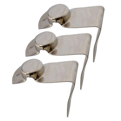 UP100 50PCS Single Button 3mm / 4mm / 5mm / 6mm / 7mm / 8mm / 9mm Clips Kayak Paddle Snap Spring Clip Tent Pole Clips Awning Telscopic Tube Camping & Caravan & Chair Tube Lock (15 mm Single Pin)