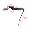UP100 50PCS Single Button 3mm / 4mm / 5mm / 6mm / 7mm / 8mm / 9mm Clips Kayak Paddle Snap Spring Clip Tent Pole Clips Awning Telscopic Tube Camping & Caravan & Chair Tube Lock (15 mm Single Pin) view 3