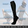 3 Pack Compression Socks For Women Men Knee High Socks 15-20mmHg compression socks for women medical classic knee-high pregnancy 10-13 ideas holiday accessories view 4