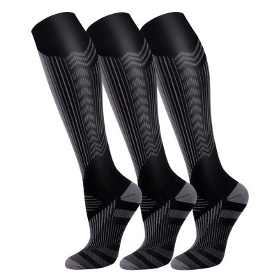 3 Pack Compression Socks For Women Men Knee High Socks 15-20mmHg compression socks for women medical classic knee-high pregnancy 10-13 ideas holiday accessories